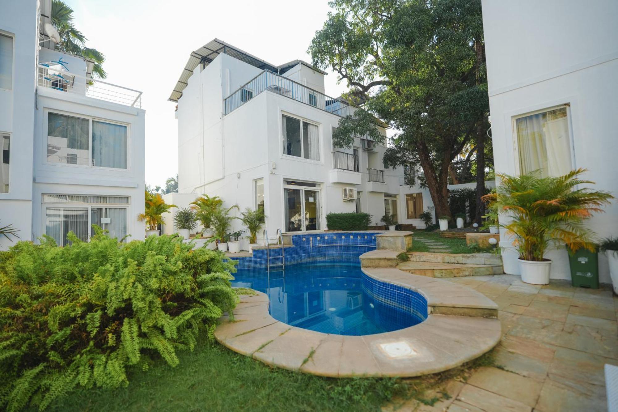 Villa M - Jia 3- 3Bhk In Candolim, Pool Facing, Near Beach, Breakfast Included Esterno foto