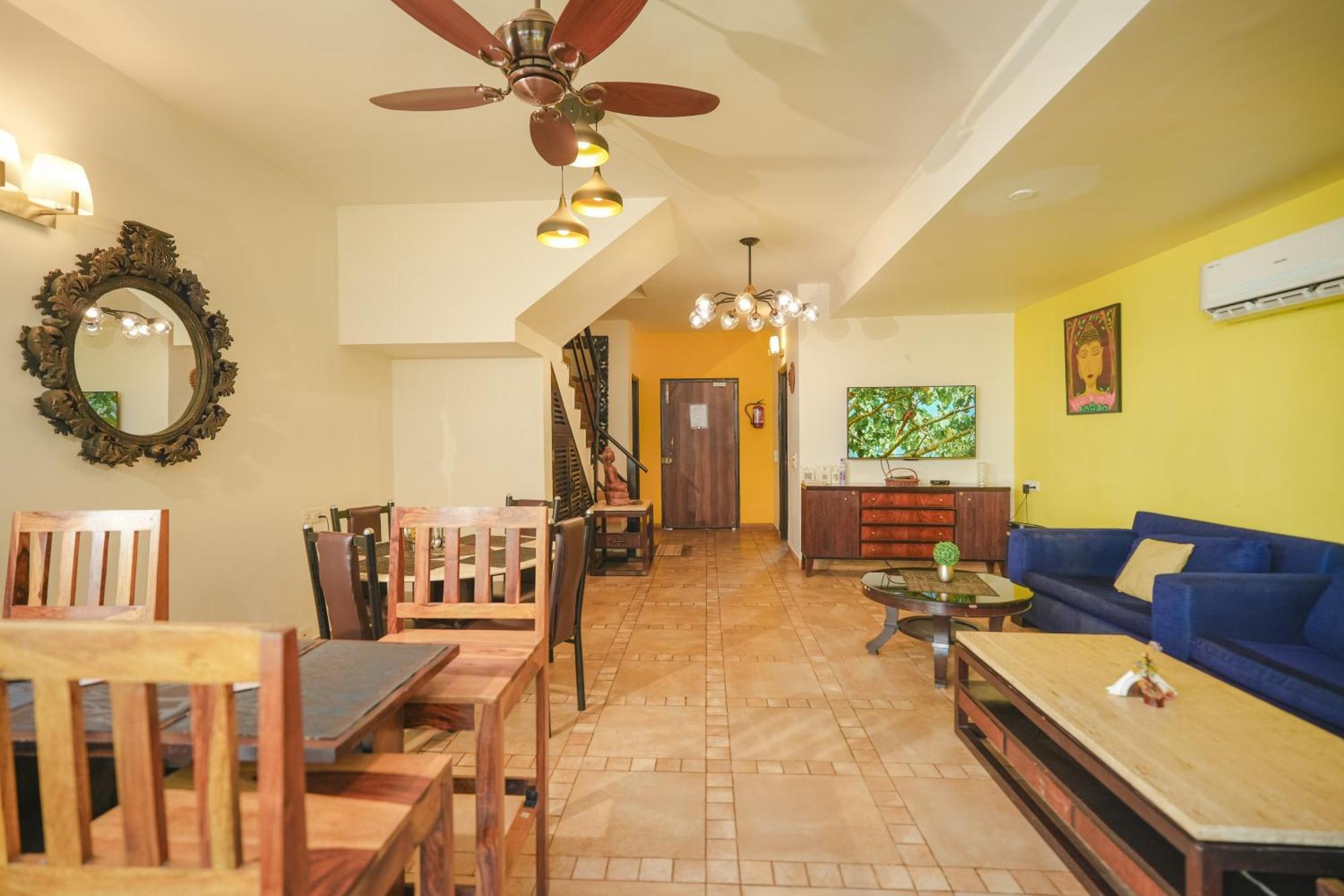 Villa M - Jia 3- 3Bhk In Candolim, Pool Facing, Near Beach, Breakfast Included Esterno foto