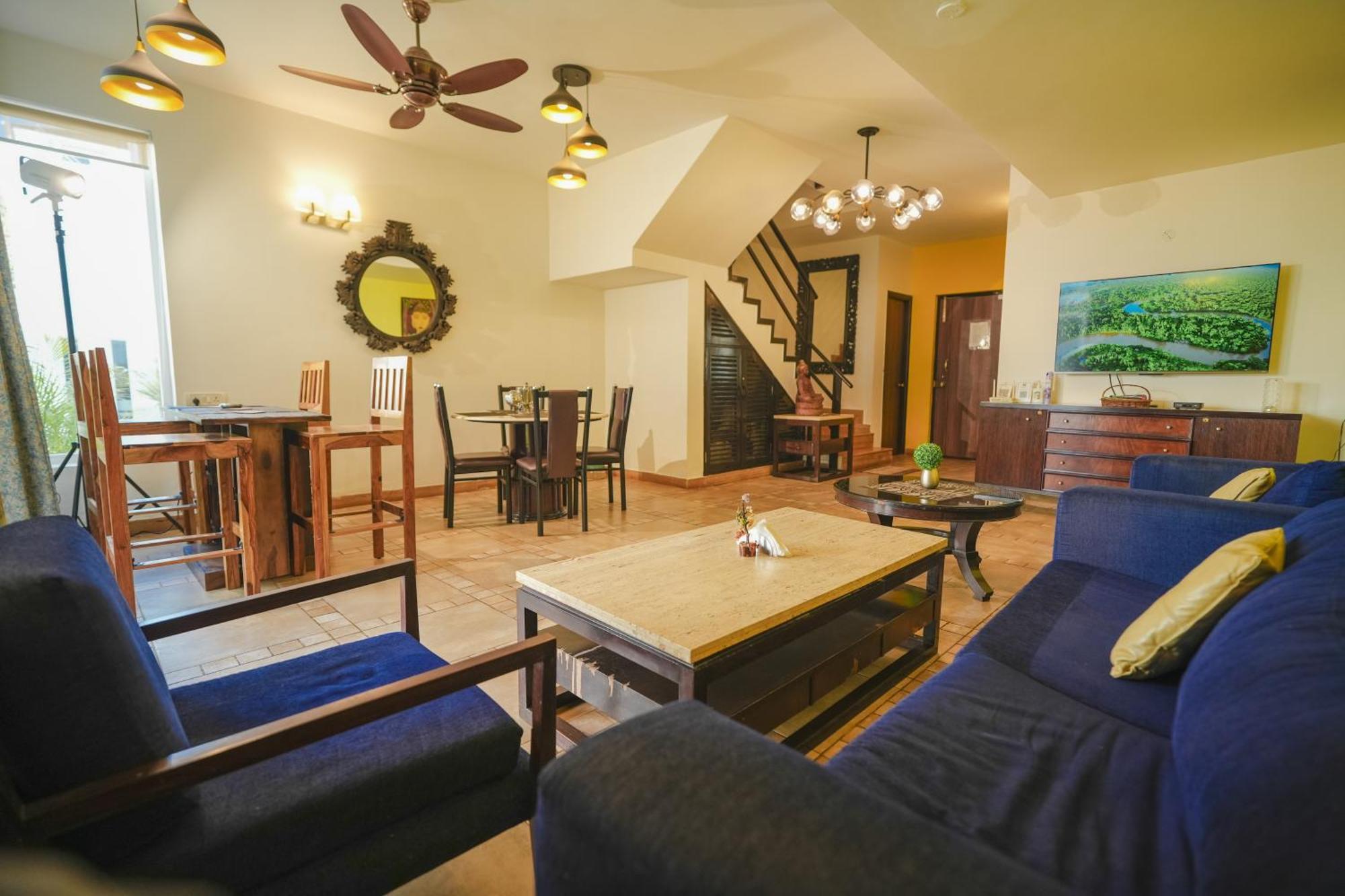 Villa M - Jia 3- 3Bhk In Candolim, Pool Facing, Near Beach, Breakfast Included Esterno foto
